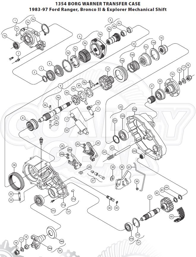 Borg Warner - BW1354MS | Gearcentre Canada| Heavy Light-Duty ...